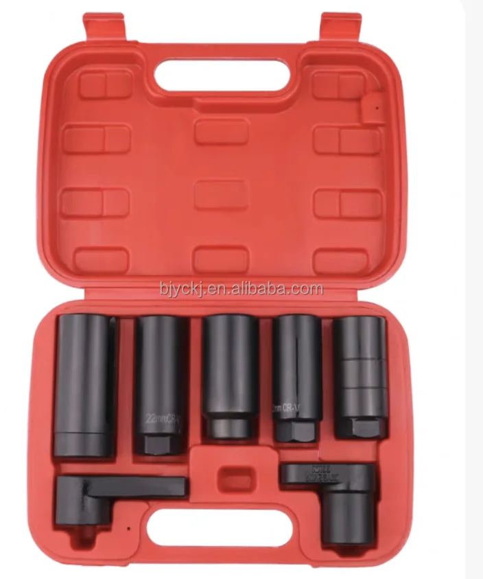 

New Type of Car Repair Special Tool Set; Oxygen Sensor Socket Wrench; Front and Rear Oxygen Sensor Disassembly and Assembly.