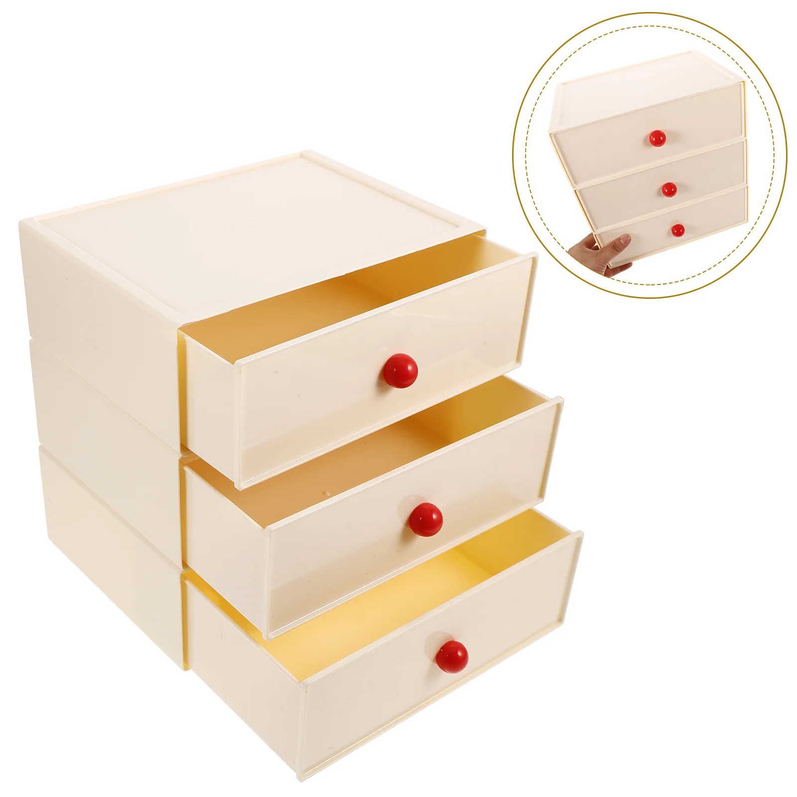 

Cases Desktop Storage Box Drawer Shelf Organizer Countertop Stationery Organiser Office