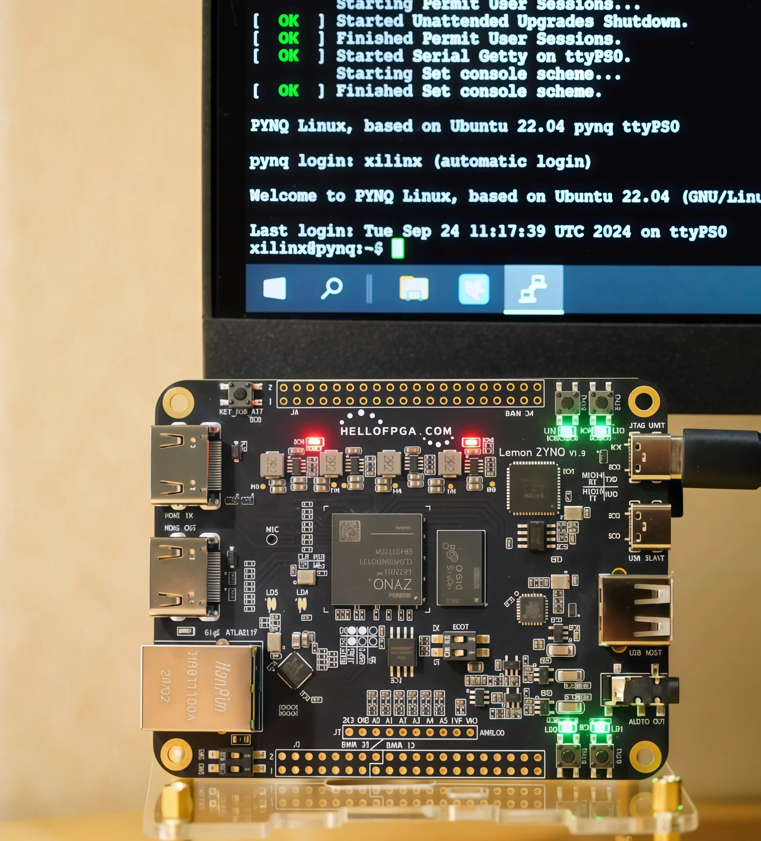 (Runs PYNQ image) ZYNQ 7020 FPGA Minimum System Development Board Lemon ZYNQ (No pre-soldering of headers)