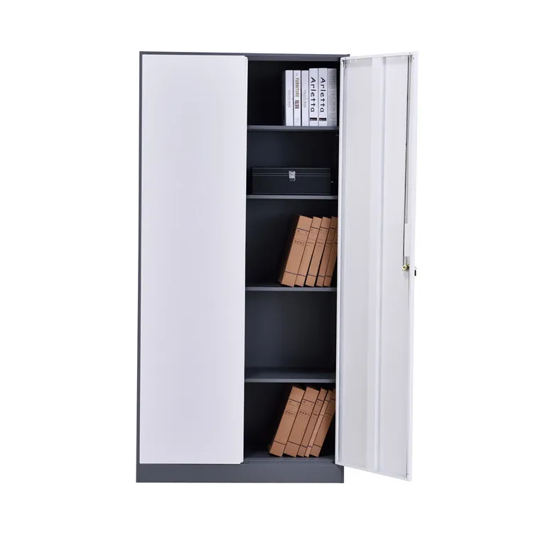 Sale Good Quality OEM Capacity File Storage Cupboard Office Steel Lockable Adjustable Shelving Document Storage 2 Door Cabinet