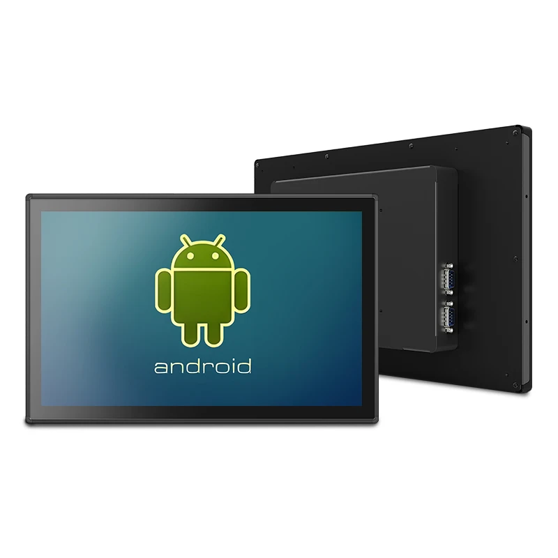 10 Inch Embedded Capacitive Touch Screen HMI Ubantu Linux BIOS Industrial Computer 15.6 Inch Display Monitor IPC Panel PC