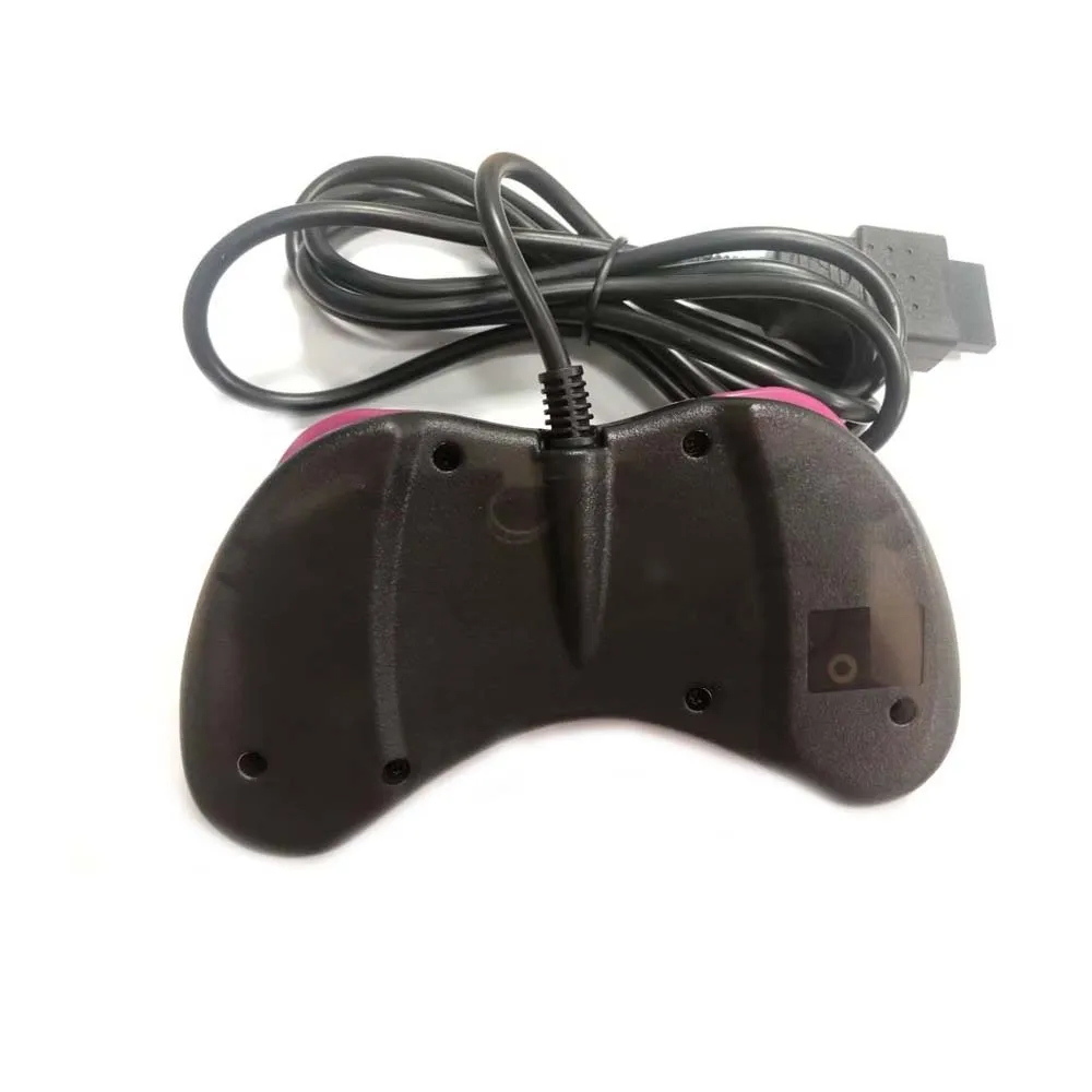 10PCS High quality Transparent   Black  Wired Game controller for SEGA Saturn SS console