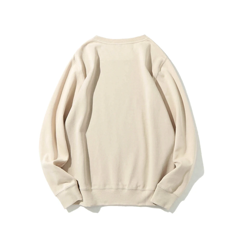Organic Cotton Casual Crewneck Sweatshirt Eco-Friendly Material Soft to Touch Relaxed Fit Ideal for Environment-Conscious Buyers