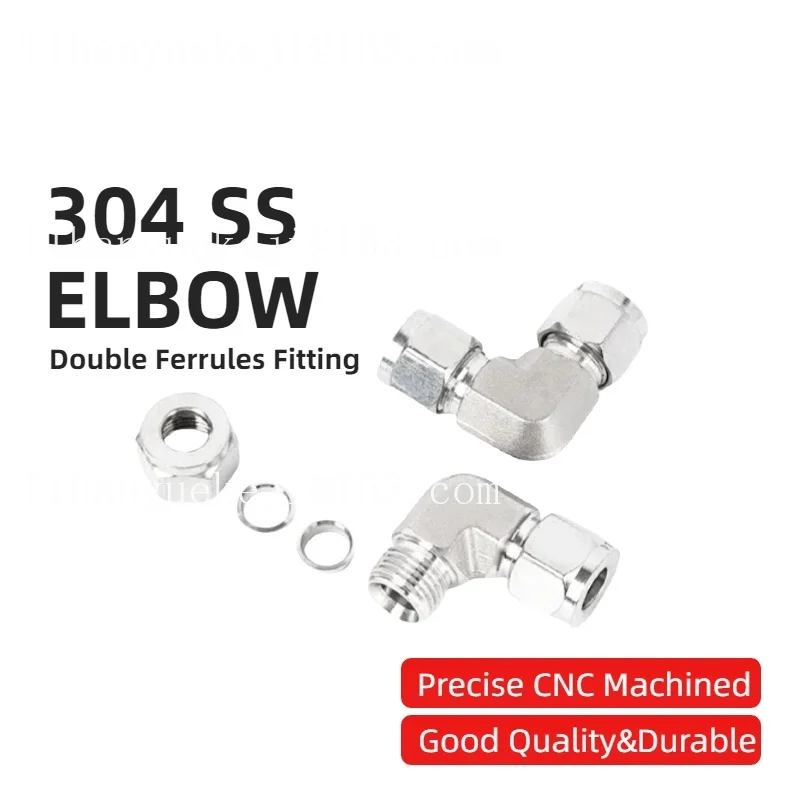 304 stainless steel forged elbow fittings pipe outer diameter 1/4 