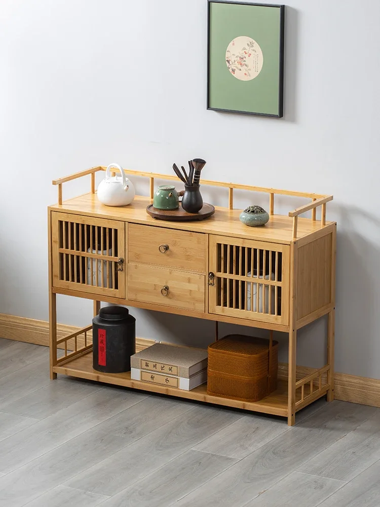 

Japanese sideboard, tea table, small sideboard, tea cabinet, shelf, modern simple tea set, storage rack, Bogu shelf