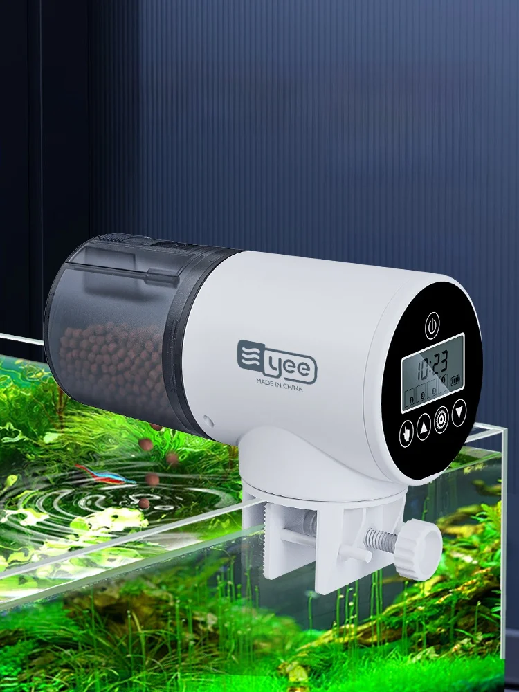 

Smart Timed Auatic Fi Feeder Small Turtle Fi Feeder Aquatic Tank Food Dispenser Indoor Fi Tank Pet Food Supply Device