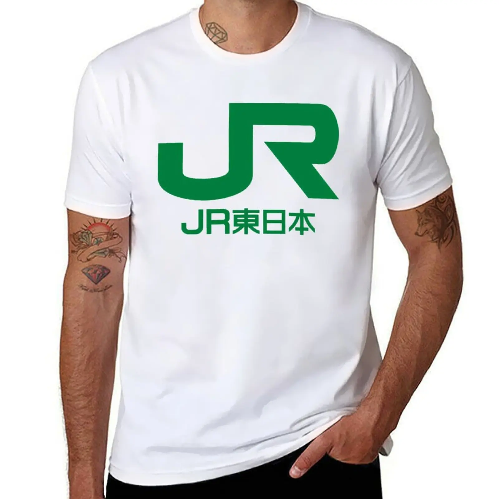 

Jr East Logo - East Japan Railway Company T-Shirt t shirt man cotton man t shirts for men casual T-Shirt