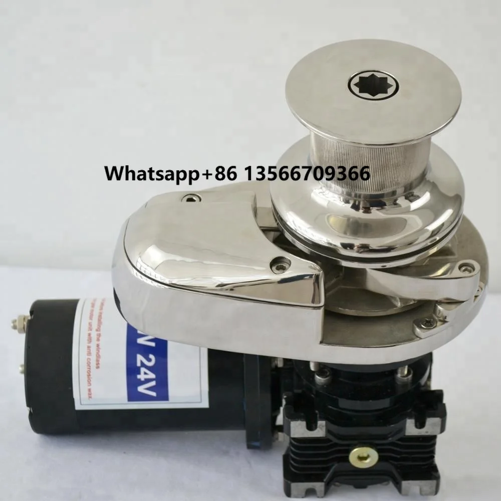 

High Quality Polish Stainless Steel Vertical Winch for Boat Electric Anchor Windlass