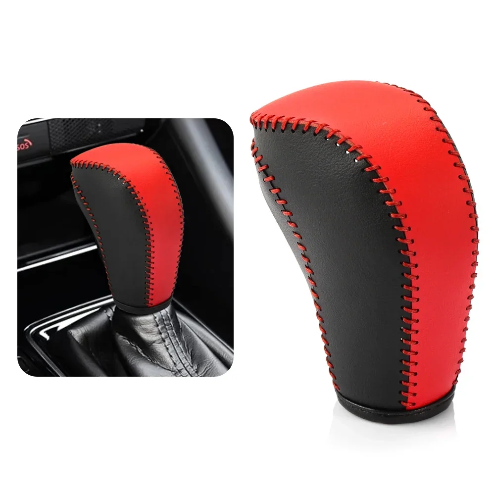 سيارة والعتاد الجلود الداخلية والعتاد التحول المقبض غطاء رأس لمازدا 2 3 6 BM GJ Demio CX3 CX5 CX8 CX9 Axela 2014-2022 اكسسوارات