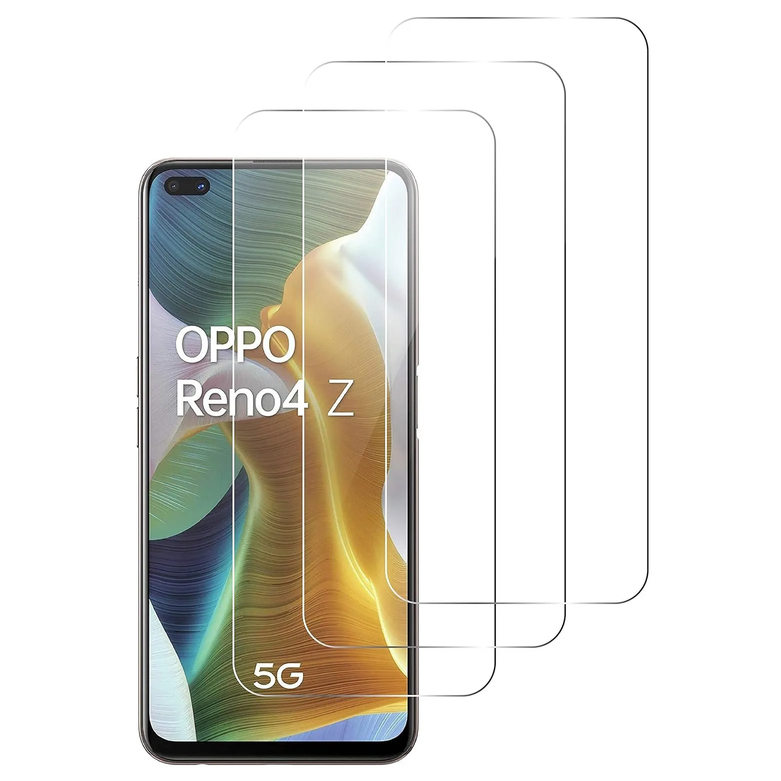 

3pcs Tempered Glass Screen Protectors For OPPO Reno4/OPPO Reno4 Z/OPPO Reno4 Pro/OPPO Reno4 SE/Reno4 F/Reno4 Lite Glass Film