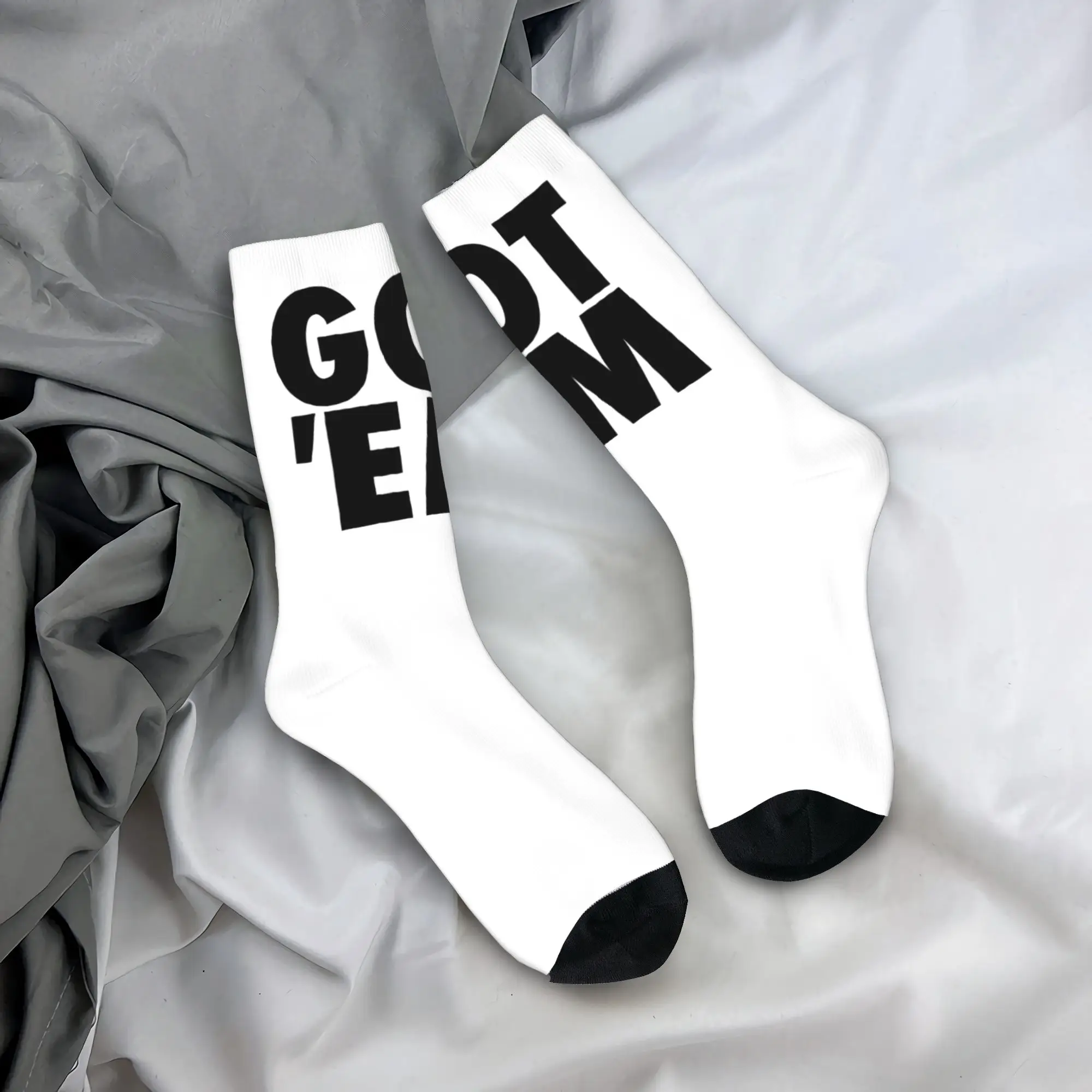 

Custom GOT 'EM Men's Crew Socks Unisex Kawaii 3D Printed Dress Socks