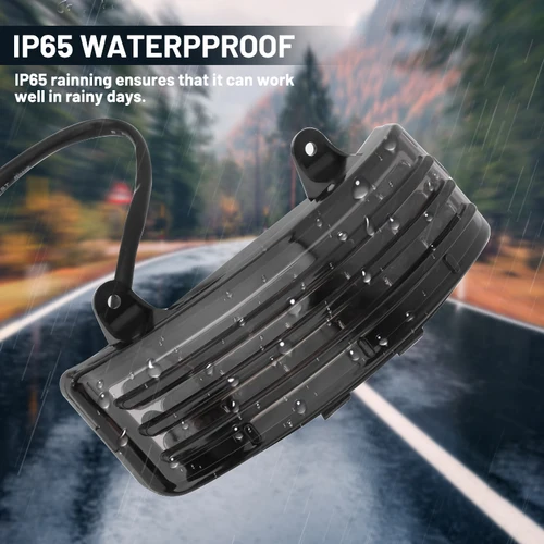 Imagen 2 del producto Guardabarros trasero LED de tres barras para motocicleta, luz trasera de señal de giro, lámpara de freno para Harley Touring Street Glide Road Glide FLHX FLTRX 96-13