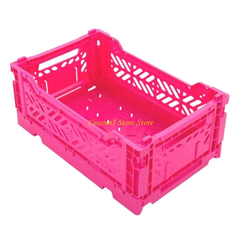 A3PC Collapsible Storage Basket for Kids Toy Snacks Makeup Tool Kitchen Organization