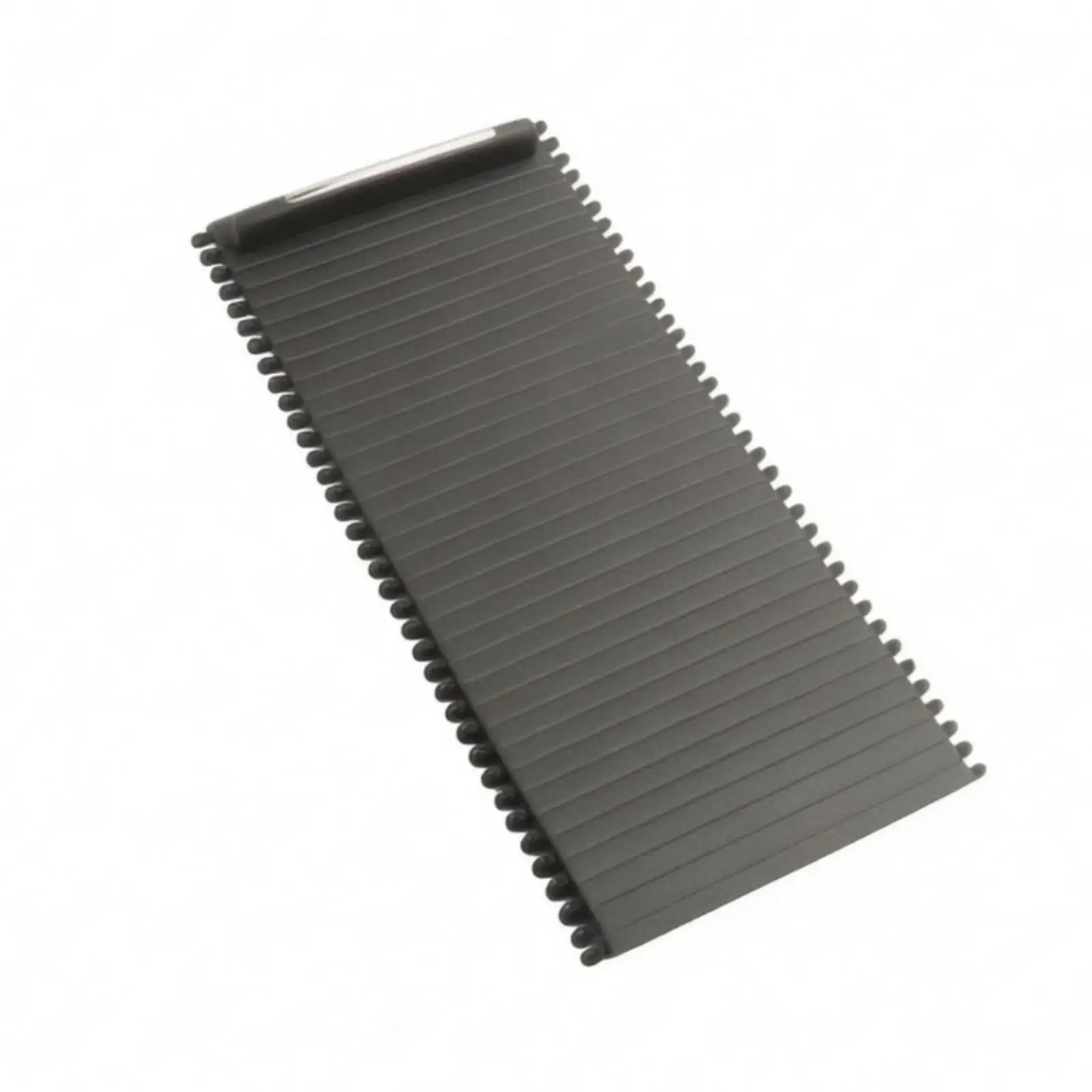 Automotive Center Console Cup Holder Cover Flexible Replacement Cup Holder Sliding Cover Auto Part Ribbed Easy Installation