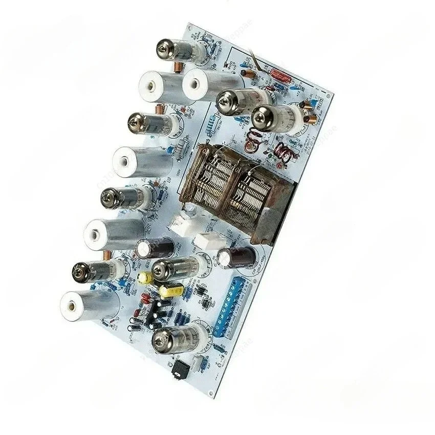 Receptor de audio estéreo Kit de bricolaje Tubo de vacío nostálgico Radio FM Inalámbrico