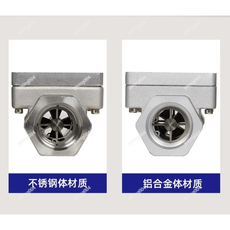 Digital Stainless Steel Turbine Flow Meter Liquid Water Urea Meter 1/1.5/2 Inch Total Flow