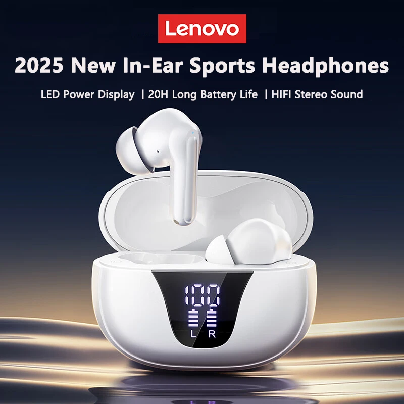 Choice Lenovo XT58 Wireless Bluetooth 5.4 Earphones HIFI Stereo Sound Music Earbuds Long Battery Life Sports Headphones With Mic