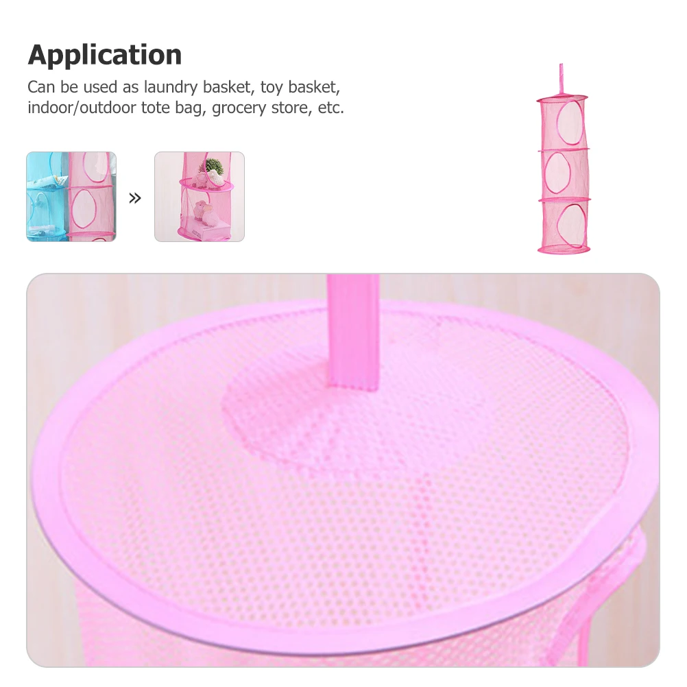 

Multi-Layer Hanging Storage Bag 3-Tier Organizer For Socks Underwear Laundry Nail Free Hanging Sundries Holder Home
