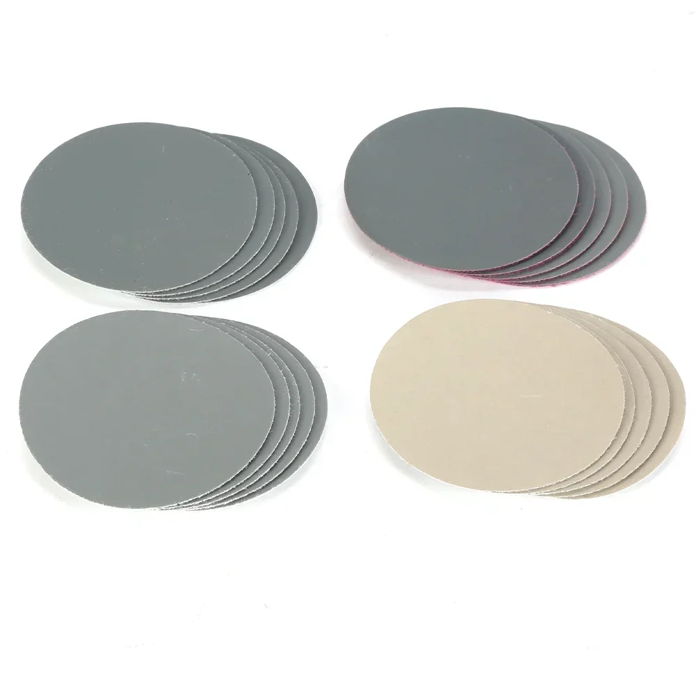 

20pcs 3 Inch Waterproof Sanding Discs Hook & Loop Silicon Carbide Sandpaper Wet/Dry 1500 To 4000 Grit For Polishing