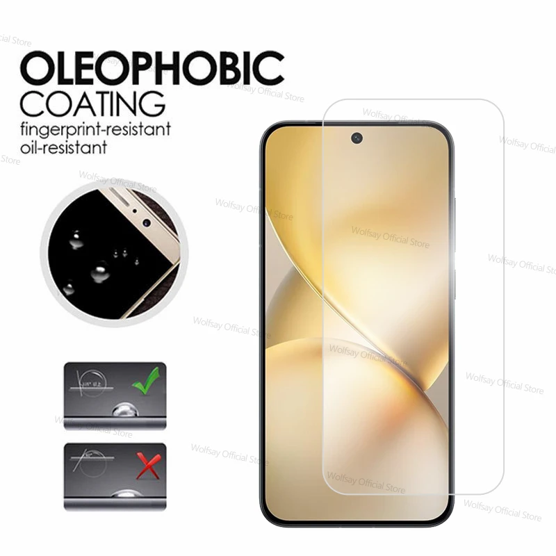 2/4PCS Screen Protector For Vivo X200 Pro mini Tempered Glass Vivo X200 Pro mini Full Glue Protective Glass Vivo X200 Pro mini