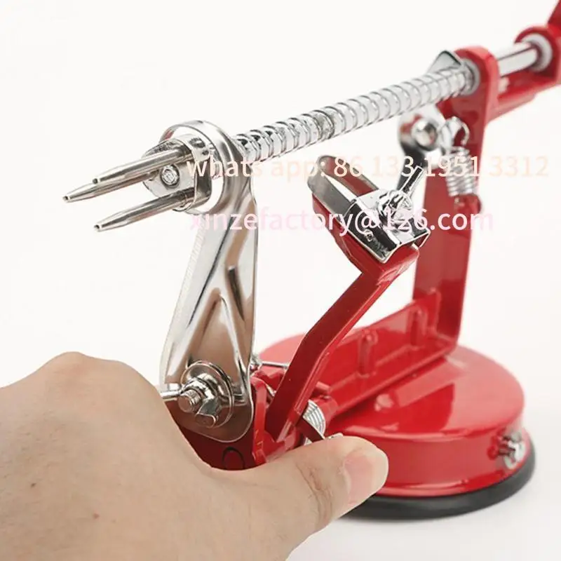 

Customizable Apple Peeler 3 in 1 Stainless Steel Core Slice Cutter Hand-cranked Fruit Peeler Slicing Tools Kitchen Apple Slicer