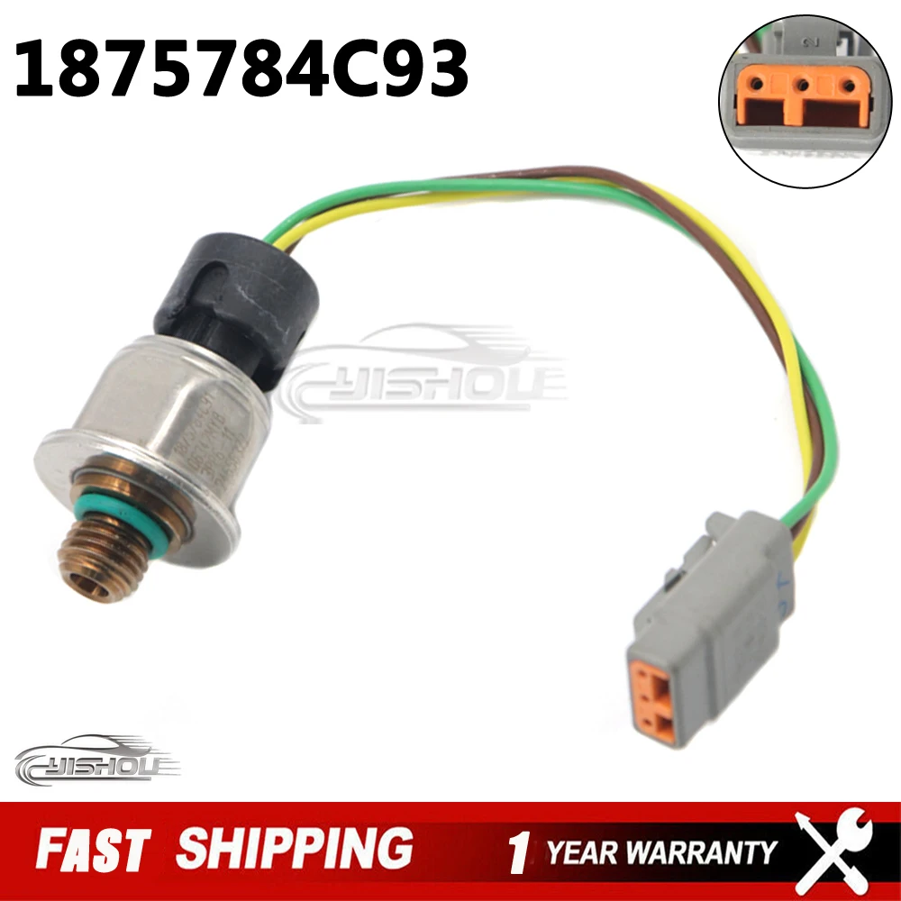 Oil Fuel Pressure Sensor Transducer 1875784C93 Fits For International Navistar MAXXFORCE DT 9 10 1875784C92 3PP6-21