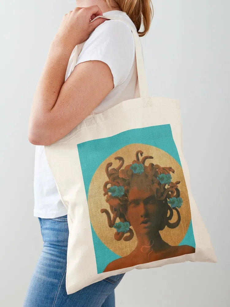 

Medusa Greek Mythology Tote Bag shopper bags reusable grocery bags tote bag university shopping bags foldable