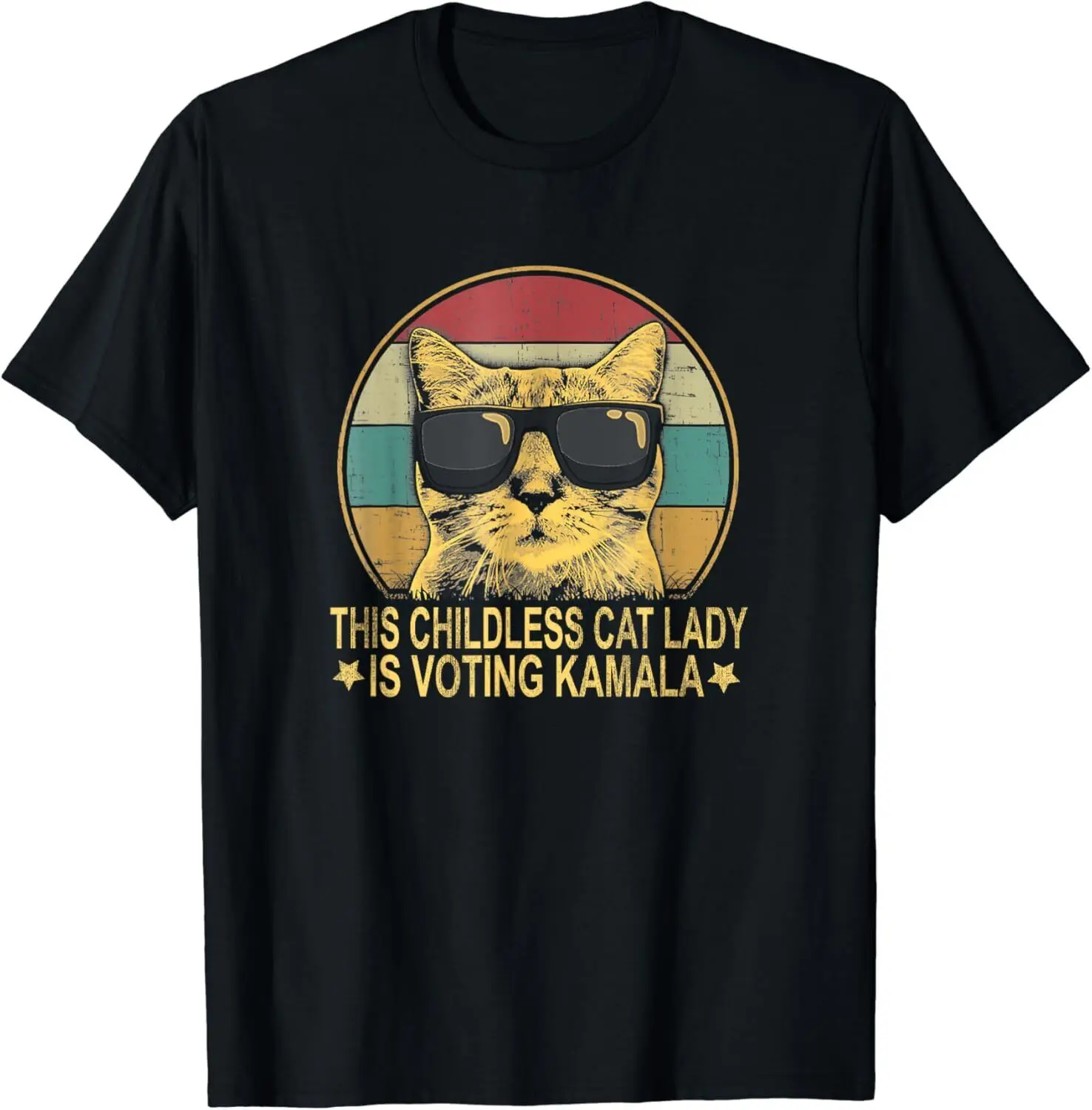 This Childless Cat Lady is Voting Kamala Unisex T-Shirt