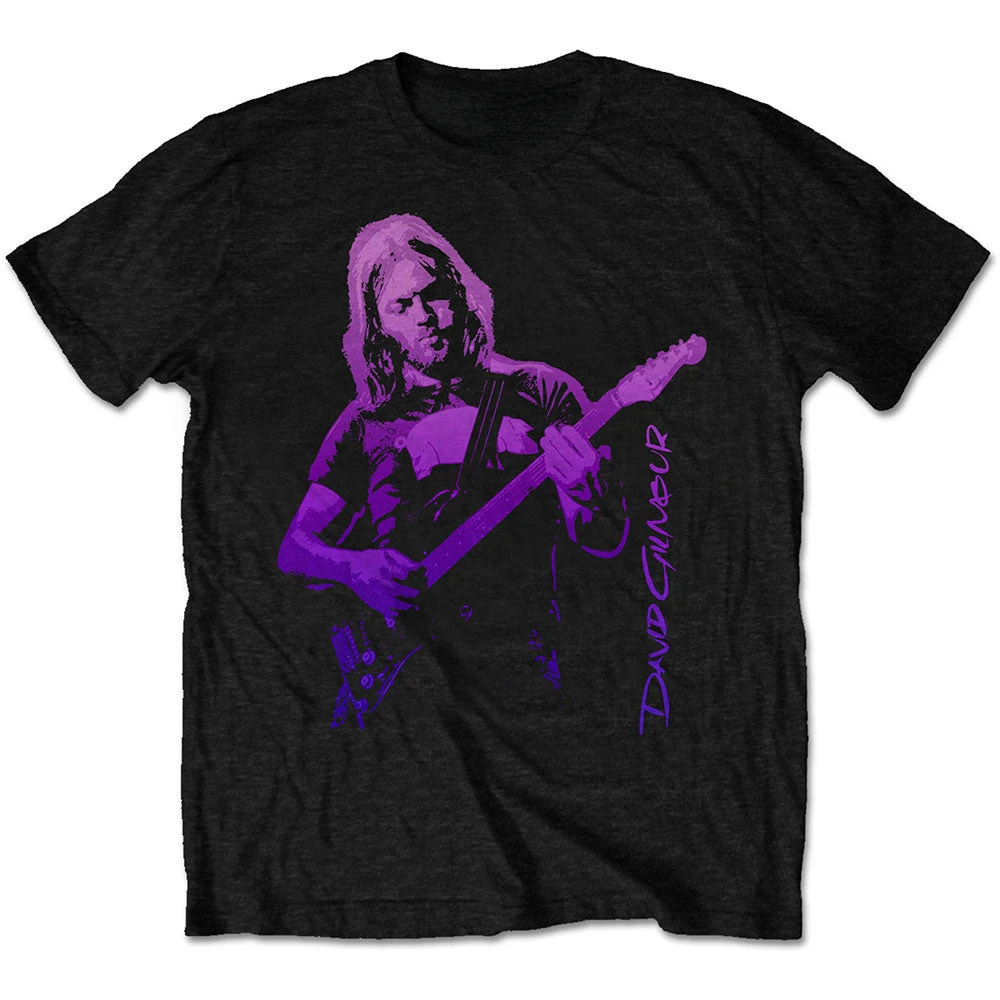 Half-tone Face David Gilmour T-Shirt Cotton Graphic Tee Men Women Summer Streetwear