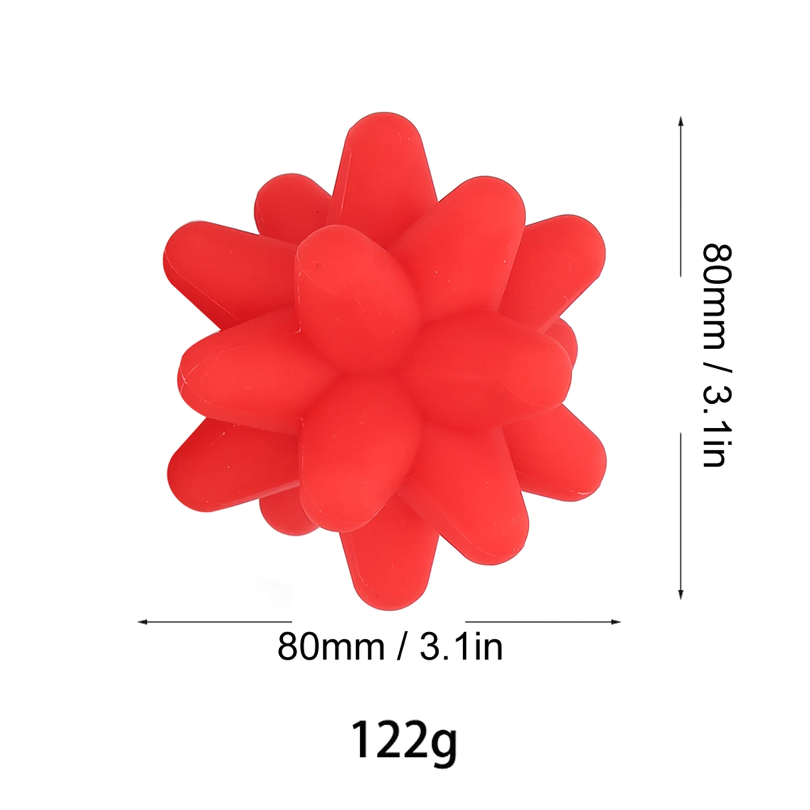 كرة تدليك نقطة الوخز، أداة تدليك الأنسجة العميقة، كرة اللياقة البدنية من السيليكون