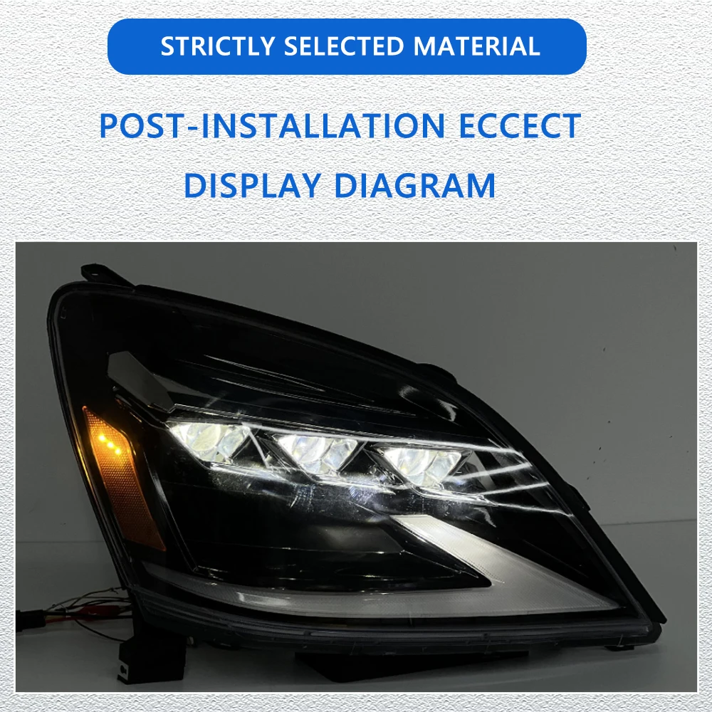 Styling LED HeadLights for LEXUS GX470 03-09 new style full led DRL Car head lamp Assembly Signal Auto Accessories Modified Lamp