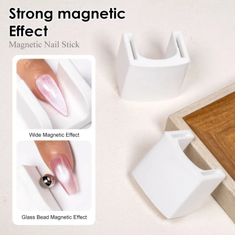 Juego de varita magnética de ojo de gato con efecto magnético fuerte, herramientas y accesorios profesionales para decoración de uñas para efectos de esmalte magnético DIY