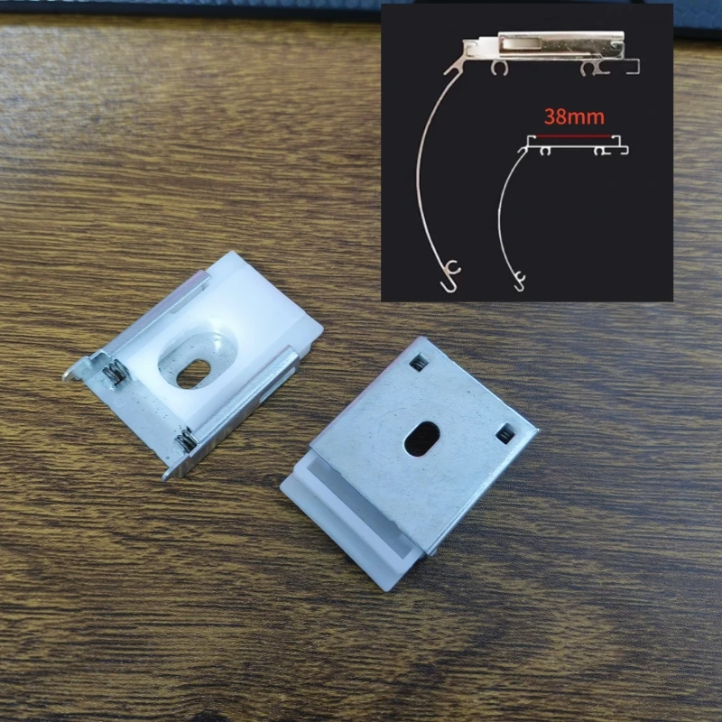 

4 шт. новый тип потолочных кронштейнов для жалюзи зебры, аксессуары для монтажных жалюзи с верхней загрузкой