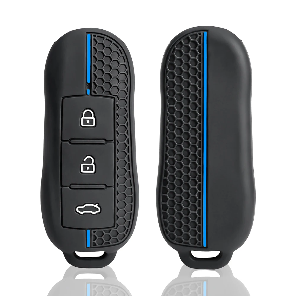 Silicone Car Key Cover Case Rubber Protector Holder for Dongfeng Fengon Fengguang Ix5 580 Ix7 Seres Sf5 2021 2022 2023 Remote