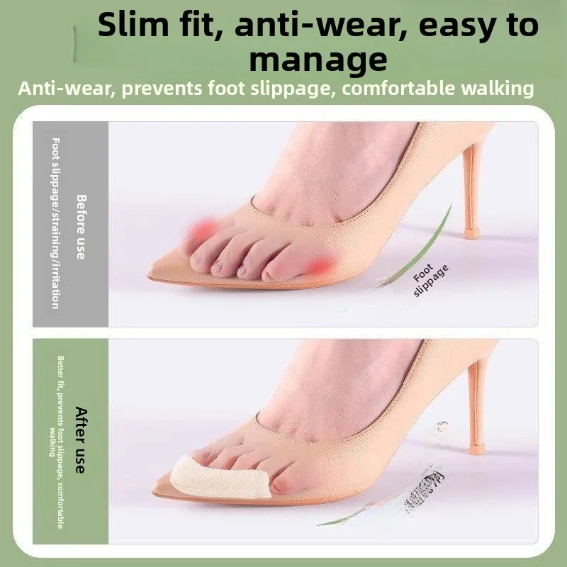 Super Soft Shoe Toe Filler Women's High Heels Foot Pain Relief One Size Fits All Anti-Crush Anti-Pinch Comfortable Footwear