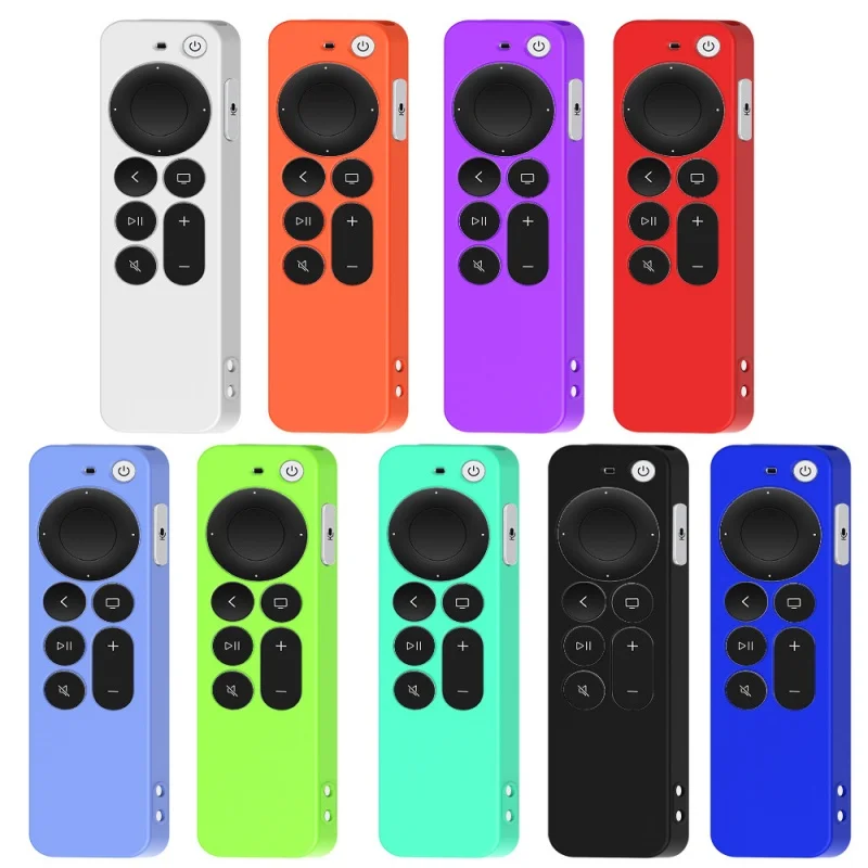 Silicone Cover for Apple TV 4K Remote Accessories Shockproof Protective Control Case Soft Remote Control Shell Skin