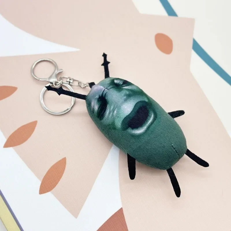 20cm Plankton Meme figura de Anime de peluche de dibujos animados abstractos divertidos PP algodón colgante llavero muñeca modelo ornamento regalos Juguetes