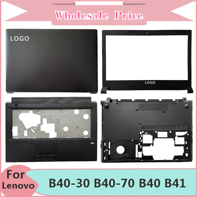 

NEW For Lenovo B40-30 B40-70 B40 B41 N40-30 N40-80 Laptop LCD Back Cover Front Bezel Upper Palmrest Bottom Case Keyboard Hinges