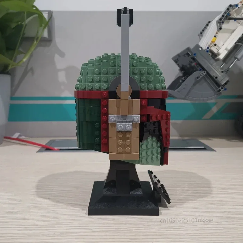 MOC-75277 スタープラン DIY アセンブリボバヘルメット MOC 宇宙船バトルモデルビルディングブロック建築教育アセンブリモデルおもちゃ