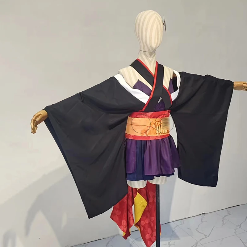 Anime Senren Banka cos Murasame Cosplay Japanese kimono Loose Sleeve Women Costume Customize