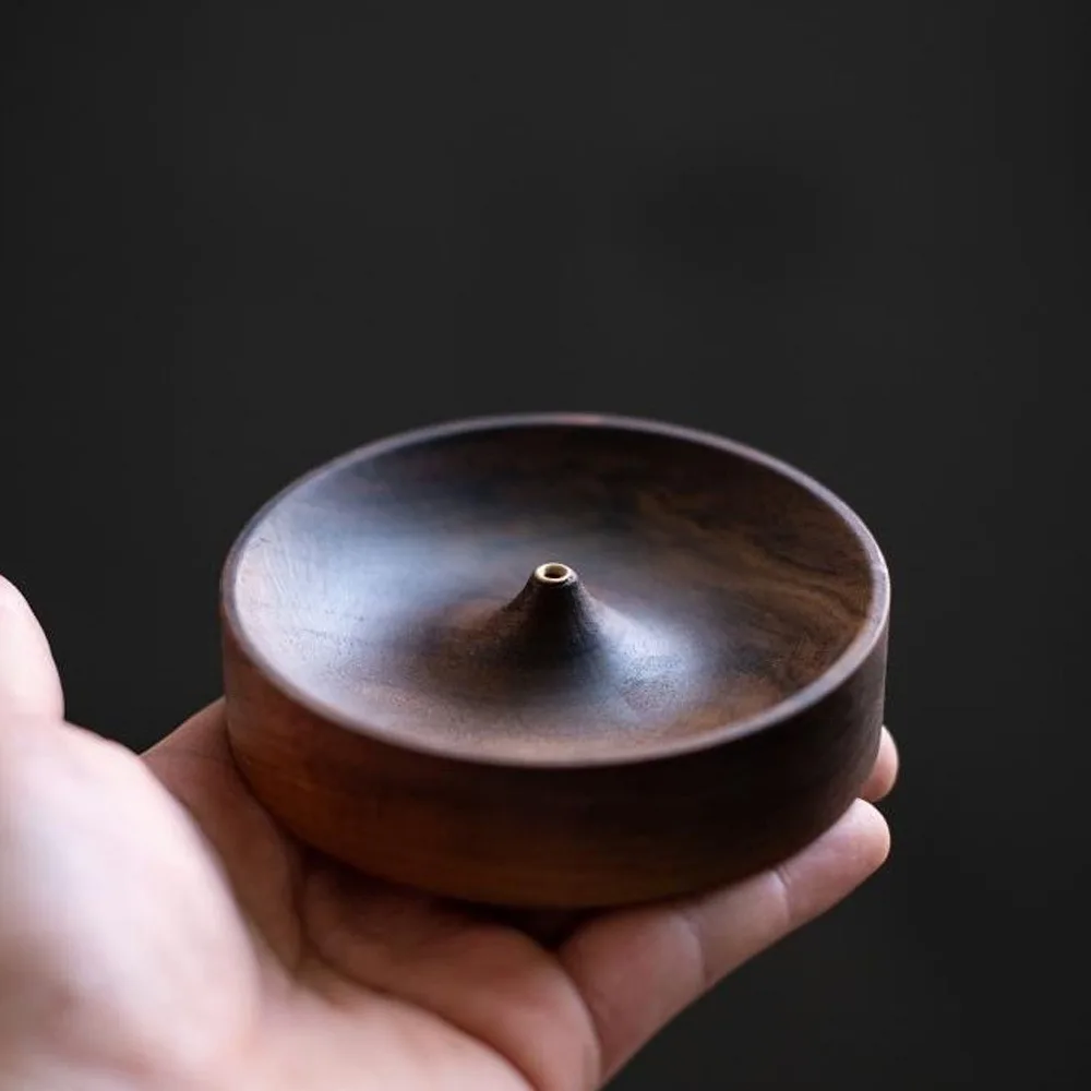 Solid Wood Incense Burner 5