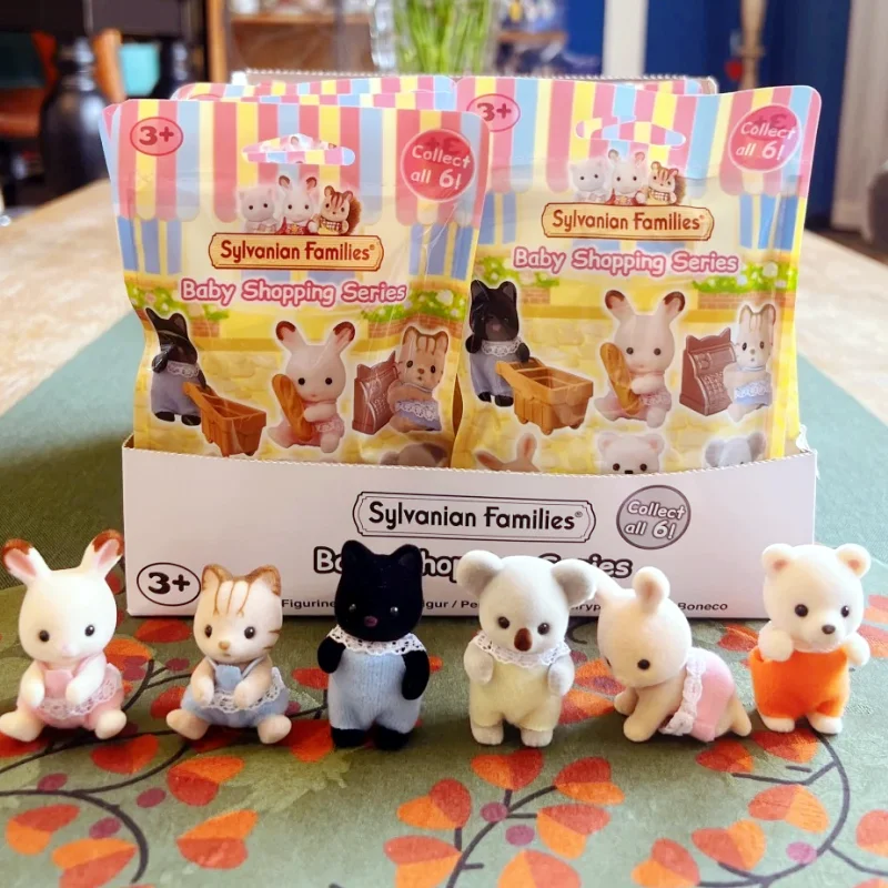 

Подлинная аниме Сильванские семейные слепая коробка Rabbit Grove семейный кукольный домик покупки собирающая кукла черный кот игрушка в подарок на Хэллоуин