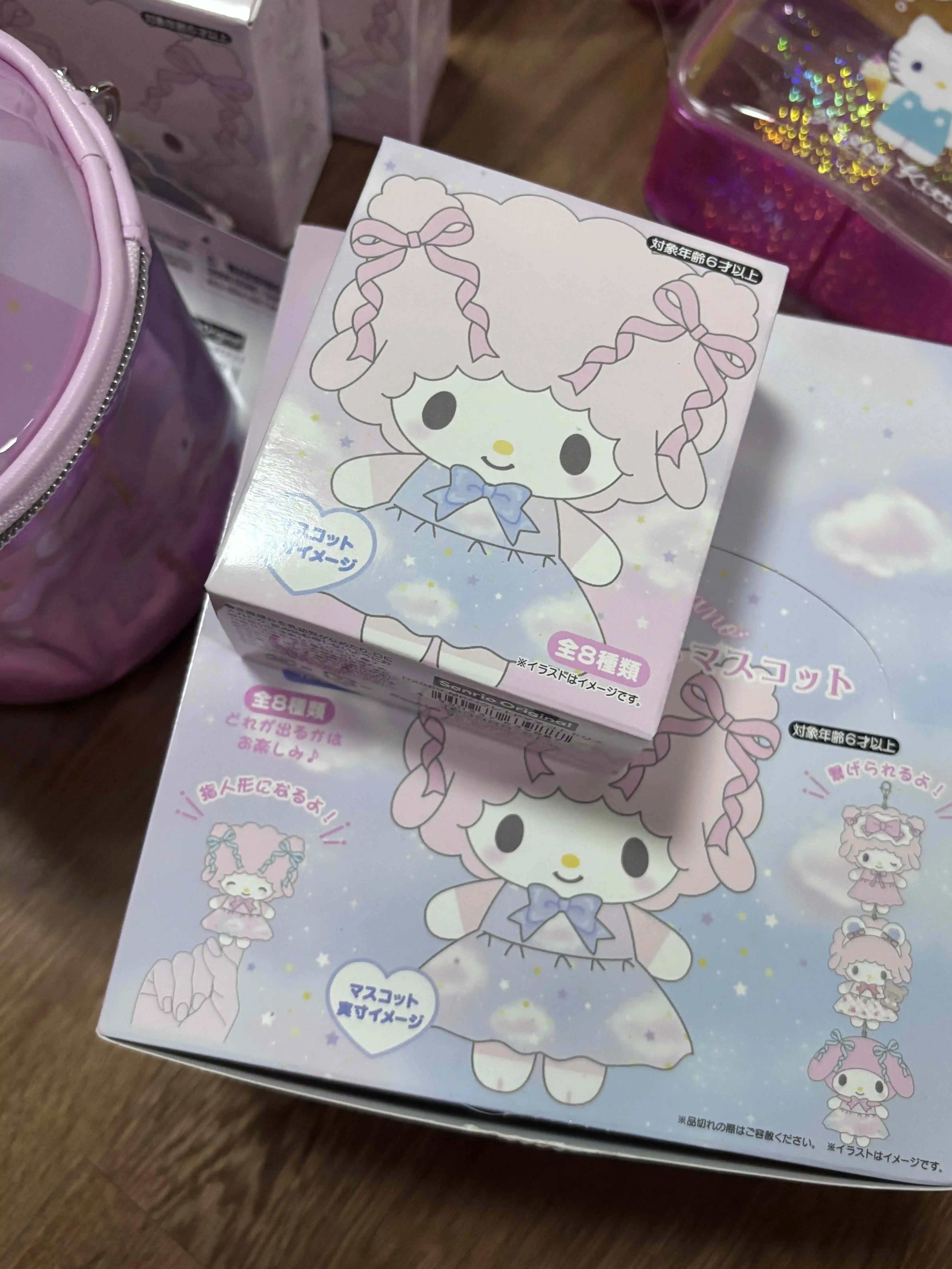ญี่ปุ่น Sanrio My Sweet เปียโนวันเกิดจํากัดตุ๊กตาหุ่นนิ้วมือจี้ Melody การ์ตูน Kawaii อะนิเมะตุ๊กตาของเล่นสําหรับสาวของขวัญ