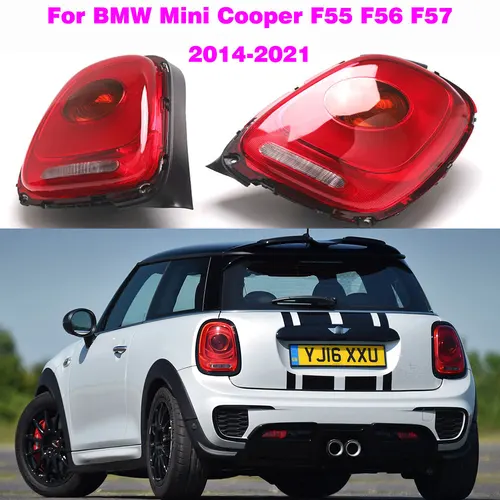 Imagen 1 del producto Luz trasera de coche para BMW Mini Cooper, lámparas de señal de giro F55 F56 F57 2014 2015 2016 2017 - 2021, lámpara trasera de freno inverso