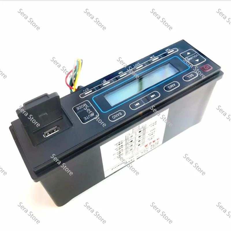 Excavator parts original accessories SWE60E/80E9/135E/215 full model bluetooth radio
