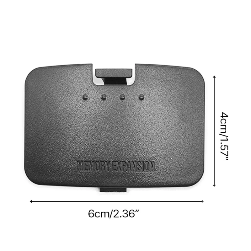 Pacote expansão capa substituição expansão memória jumper pak porta tampa peça reparo expansão memória para n64