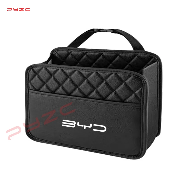 Car Storage Box Phone Pocket Back Seat Organizer Hanging Bag For BYD M6 G3 G5 T3 13 F3 F0 S6 S7 E5 E6 L3 tang yuan atto3