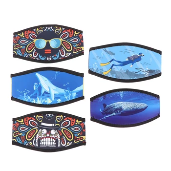 Masque de plongée en apnée avec sangle, 1 pièce, couverture de Protection rembourrée et confortable, équipement enveloppant pour les cheveux