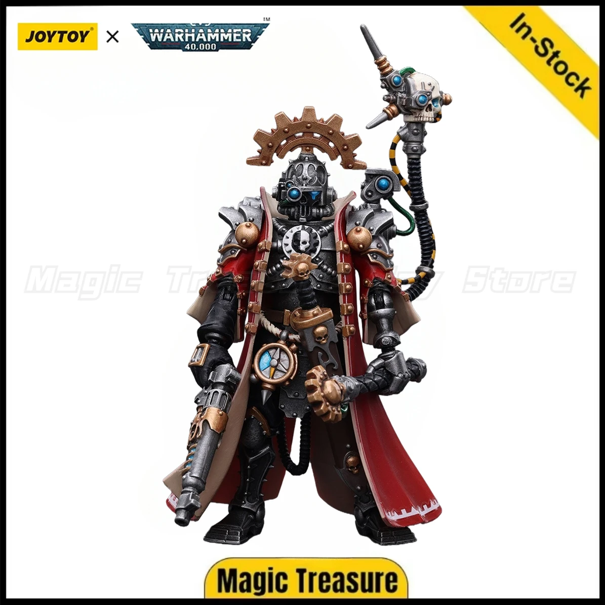 

【In stock】JOYTOY 1/18 Action Figure Warhammer 40K Adeptus Mechanicus Skitarii Marshal Model Toy Gifts