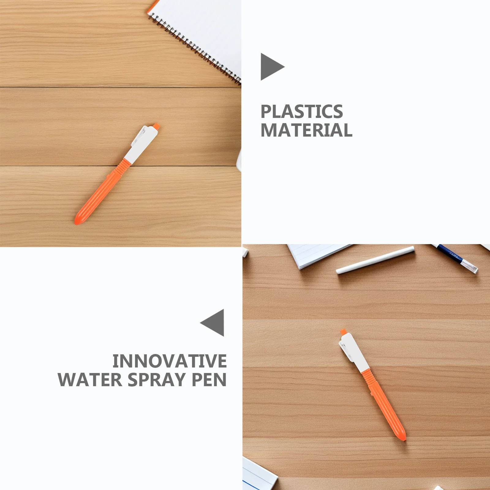 5 pçs spray de água retrátil brincadeira caneta esferográfica para crianças adolescentes engraçado escrita papelaria escola escritório mordaça squirt canetas plástico